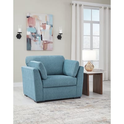 Signature Design by Ashley Keerwick Blue Oversized Chair - 48" W x 41" D x 39" H
