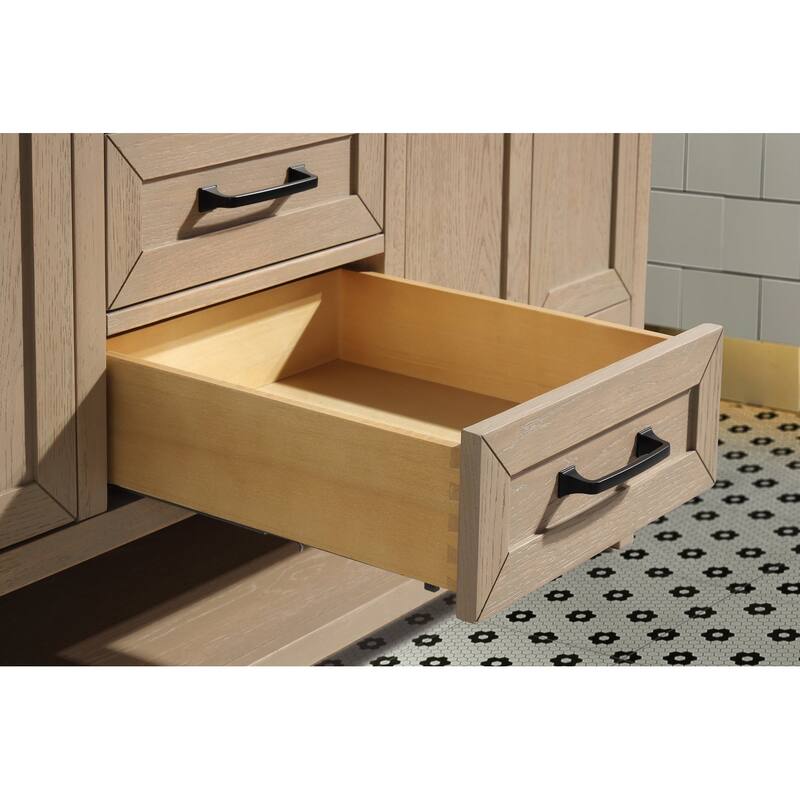 Ari Bath, Venice 60" Bathroom Vanity, Oak Gray