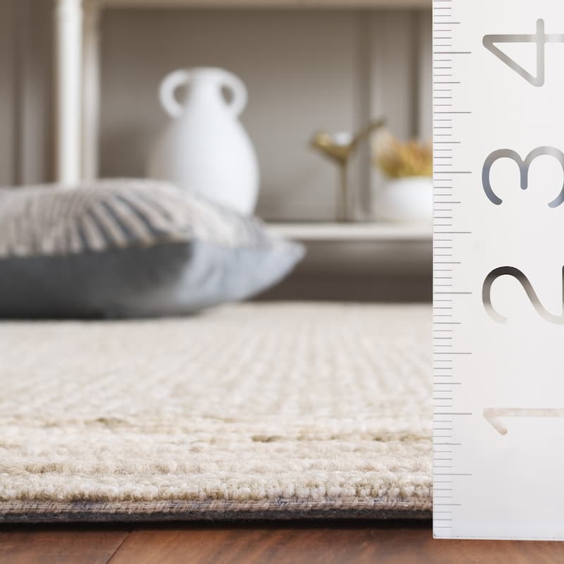 SAFAVIEH Handmade Ebony Dorith Border Wool Rug