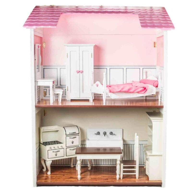 american girl doll bunk bed with desk