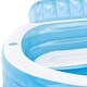 preview thumbnail 5 of 6, Intex Swim Center Round Inflatable Outdoor Swimming Lounge Pool with Pool Cover - 16