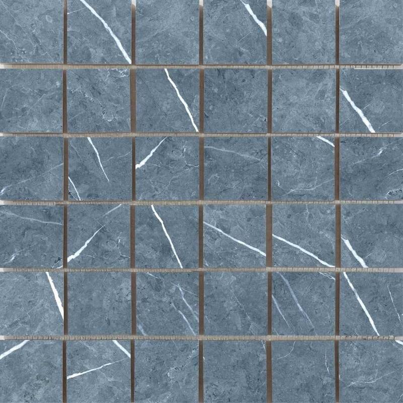 The Tile Life Opera 2x2 Blue Porcelain Floor & Wall Tile - 4 x 4 Sample