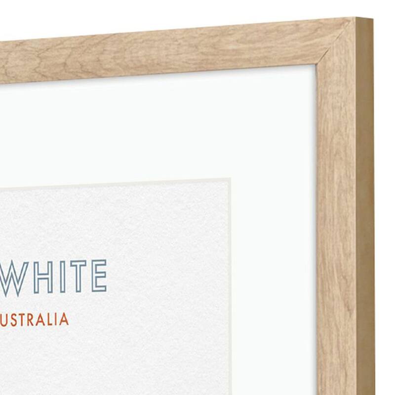 Paragon Flat White Framed Art