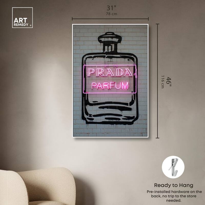 Fragrance Frame Canvas by Art Remedy