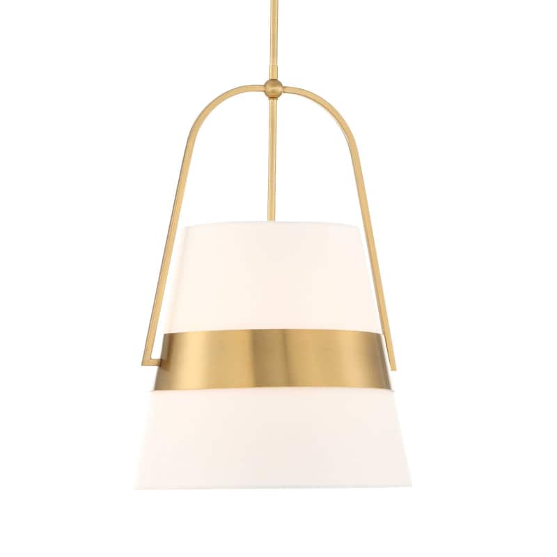 Uttermost Harness 1 Light Shade Pendant - 15"W x 15"D x 23.25"H