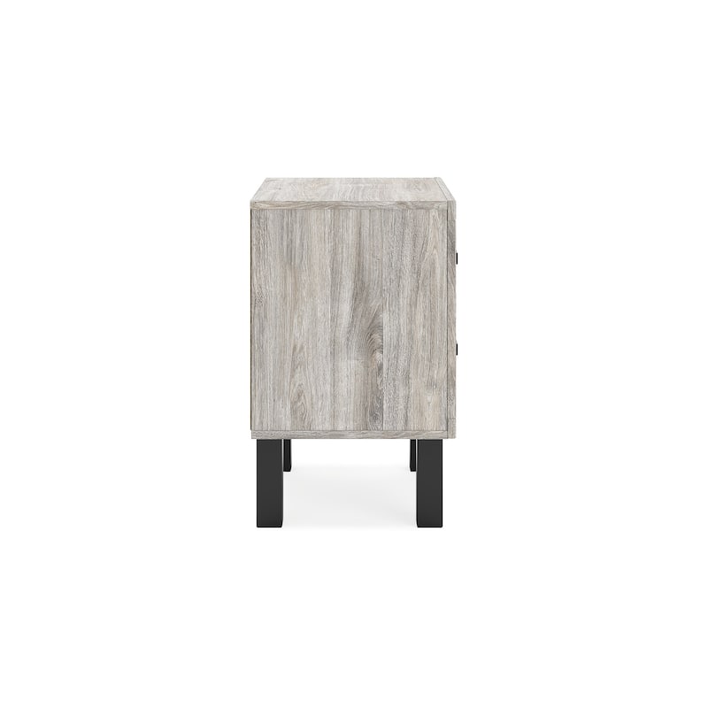 Signature Design by Ashley Vessalli Gray/Black Nightstand