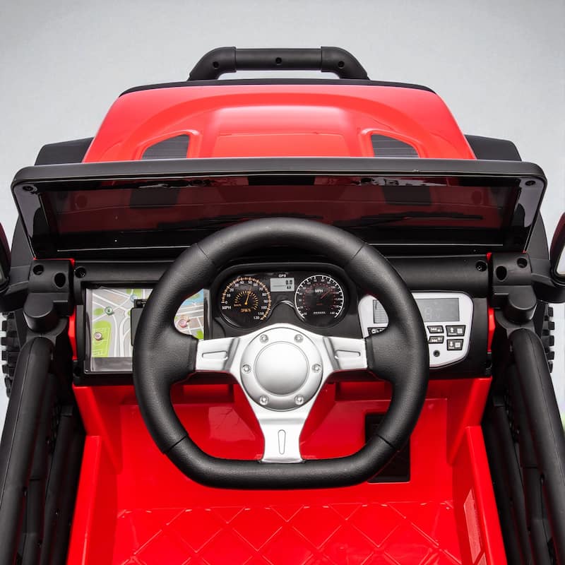 24V Kids Ride-On Car with Remote Control, 400W Motor, Four-Wheel Suspension, Bluetooth, USB, MP3, Music for Kids 3+