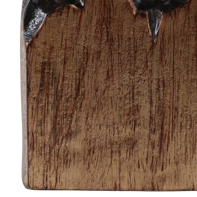 Metal Modern Sculptural Decorative Vase Abstract Design Artistic Form