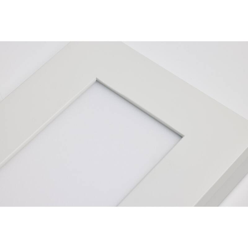 Blink Pro Plus 24W 5.5 in. x 24 in Surface Mount LED CCT Selectable 90 CRI White Finish 120/277V Rectangular Shape
