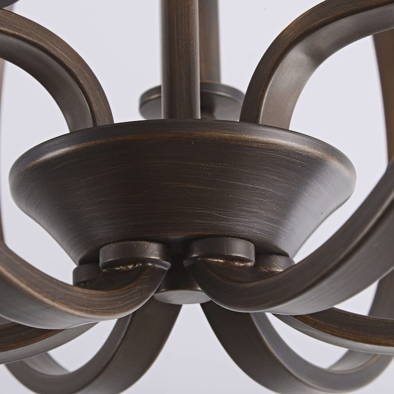 Mabel 3-light Contemporary Flush Mount Chandelier