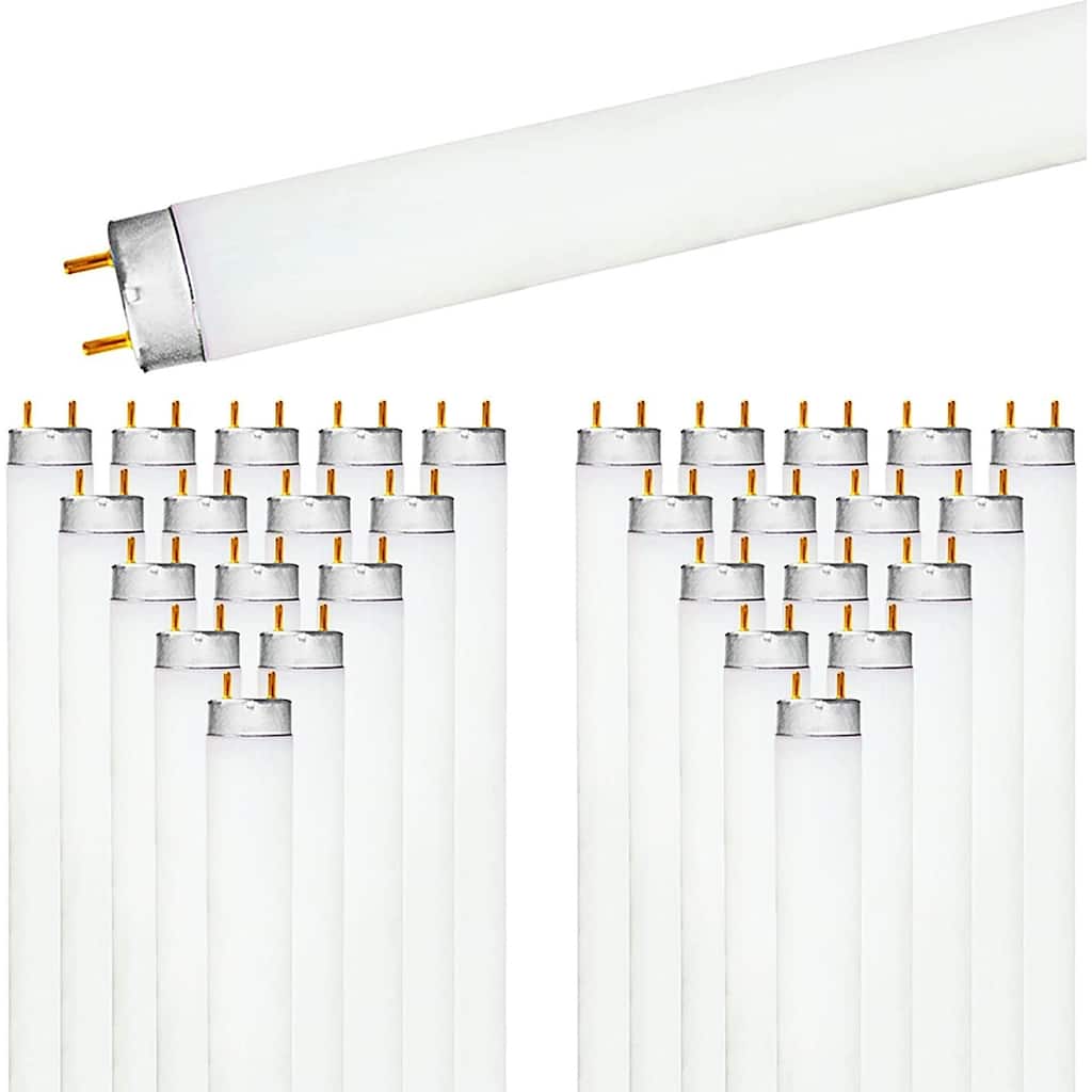Luxrite (30 Pack) F32T8/735 32-Watt 4 FT T8 Fluorescent Tube Natural 3500K 2850 Lumens G13 Medium Bi-Pin Base