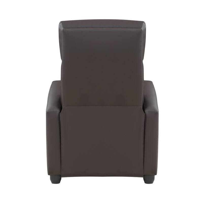 Darcy Faux Leather Push Back Reclining Chair