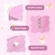 preview thumbnail 3 of 5, Kids Makeup Table& Chair Set Toddler Vanity Set W/2-Color LED Lights