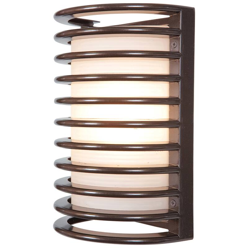 Access Lighting Bermuda Single Light 10-1/2" High LED Outdoor Wall - Bronze