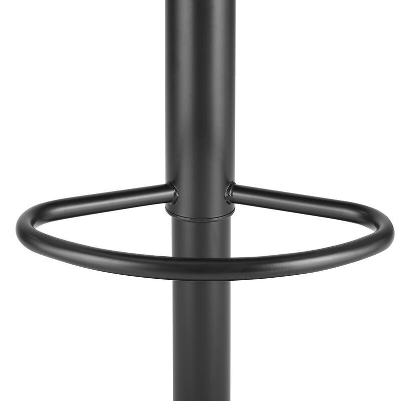 Javlergo 4-Pack Modern Swivel Bar Stools Set Adjustable Height 360° Rotation Bar Stools Set of 4 with Curved Backrest & Footrest
