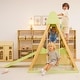 preview thumbnail 8 of 7, Avenlur Bush 6-in-1 Indoor Wooden Jungle Gym Climber - Montessori Toddler Playset with Slide, Rock Wall, Ladder & More - Natural