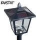 preview thumbnail 3 of 5, Kanstar 70'' LED Adjustable Solar Powered Vintage Street Lamp Post Light for Outdoor Lanscape Pathway Street Patio Garden Yard