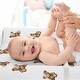 preview thumbnail 3 of 4, Sweet Jojo Designs Boho Teddy Bear Boy, Girl, Gender Neutral Changing Pad Cover Sheet - Brown, Watercolor, Wholesome Aesthetic