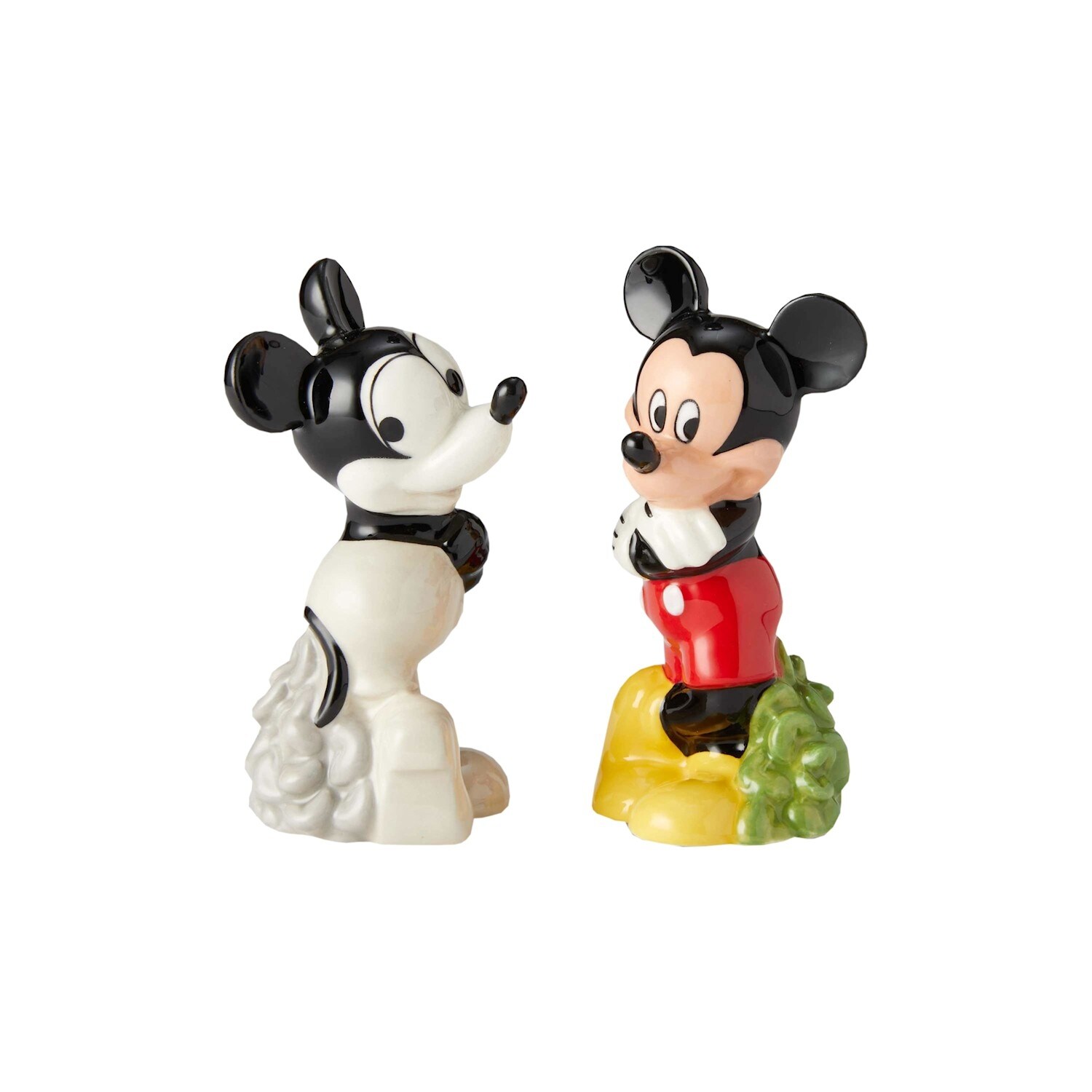 Mickey and Minnie Mouse Salt and Pepper Shaker Set Ceramic Original Classic Design
