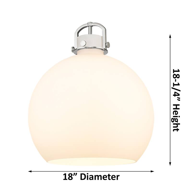 Innovations Lighting 410-1SL-21-18 Newton Sphere Pendant Newton Sphere