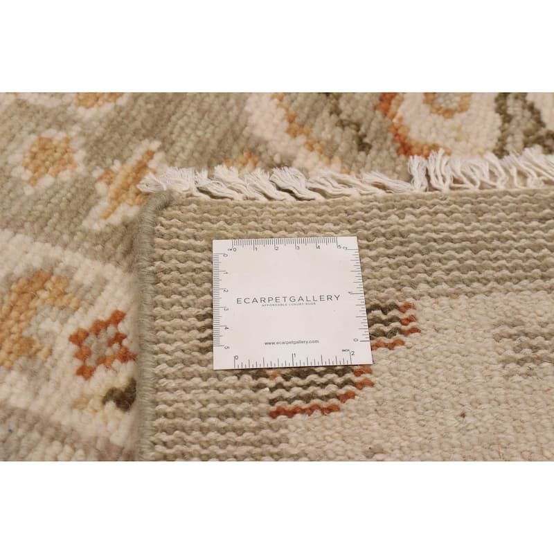 ECARPETGALLERY Hand-knotted Jules Serapi Khaki Wool Rug - 7'10 x 9'11
