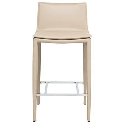 Hilton 25.5" Leather Counter and Bar Stool (Single)
