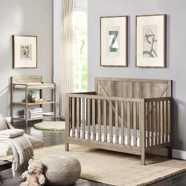 slide 2 of 10, Suite Bebe Barnside 4-in-1 Convertible Crib Brown