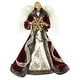 preview thumbnail 10 of 12, 18" Lighted Angel in a Dress Christmas Tree Topper - Warm White Lights