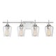 preview thumbnail 1 of 13, Savoy House Octave 4 Light 29" Wide Bathroom Vanity Light Polished Chrome