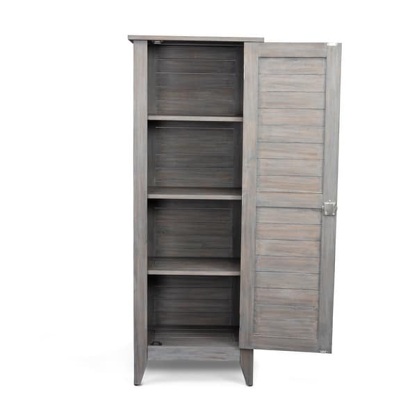 Shop Maho French Grey Outdoor Storage Cabinet Overstock 31028843