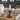 Industrial Cage Table Lamp with Bulb, 11.5 inch Tall, Charcoal Gray