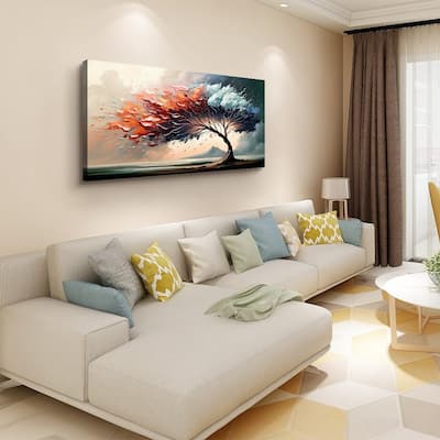 Tree Landscape Abstract Wall Paintings Framed Prints