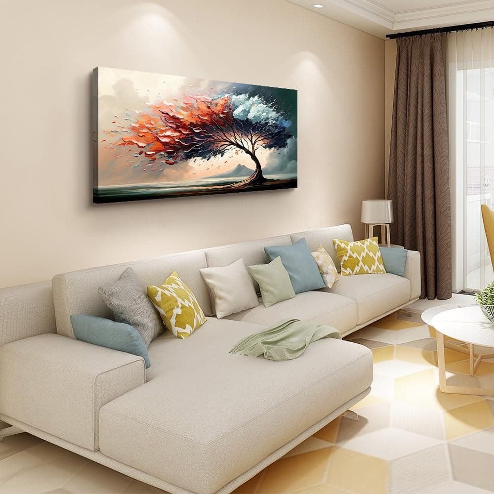 Tree Landscape Abstract Wall Paintings Framed Prints