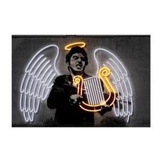 Fallen angel Digital Angel Fantasy Neon Scarface Art Print/Poster