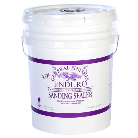 General Finishes 5 Gallon Interior Water Base Sanding Sealer - Clear