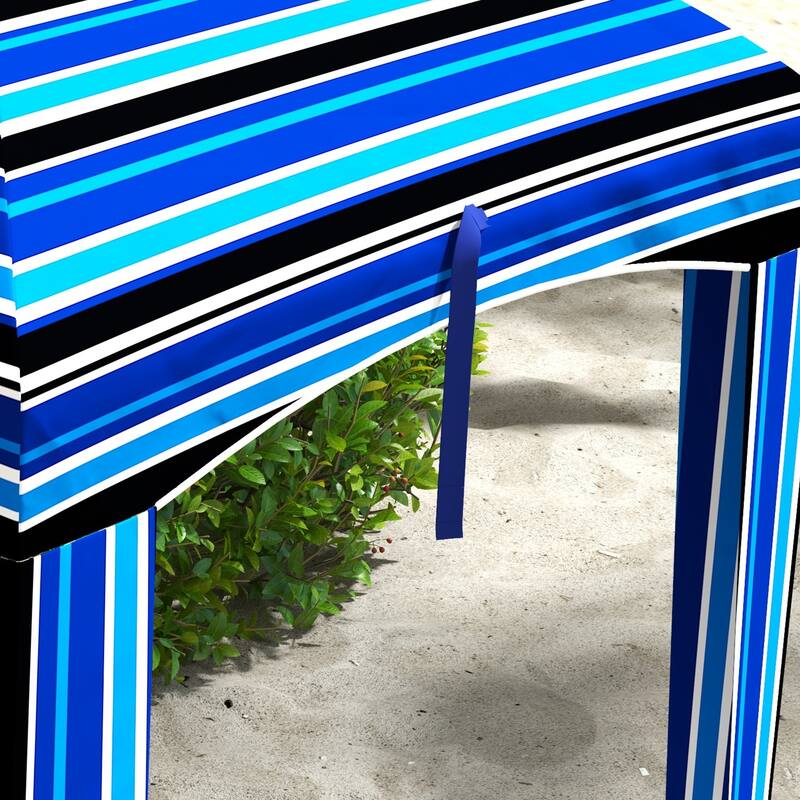 Outsunny 5.9' x 5.9' Portable Beach Umbrella, Ruffled Outdoor Cabana with Single-top, Vented Windows, Sandbags