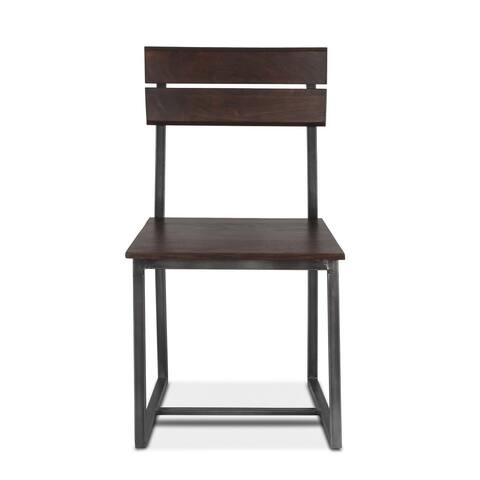 Augusta Mango Wood Dining Chairs, Set of 2