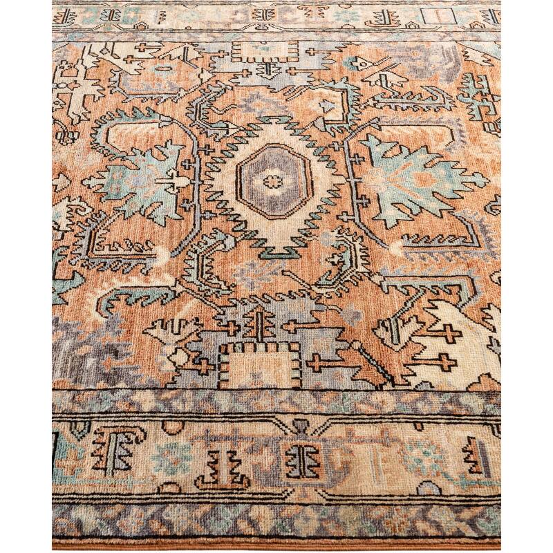 Serapi One-of-a-Kind Hand-Knotted Area Rug - Orange - 4' 2" x 5' 10"
