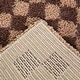 preview thumbnail 47 of 57, Covey Plush Checkered Thick Shag Area Rug