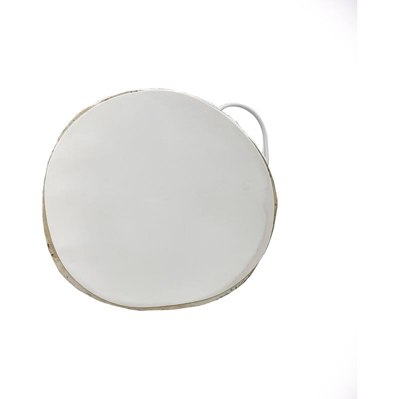 Aria Home Zuri 59" Resin Floor Lamp Linen Shade White Brown