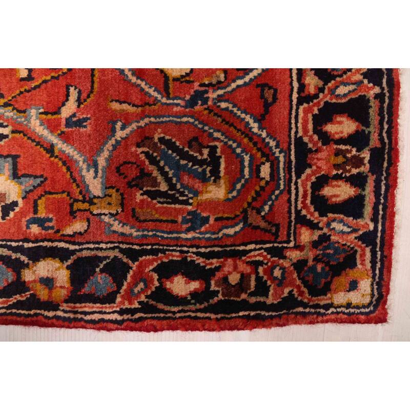 ECARPETGALLERY Hand-knotted Andelz Red Wool Rug - 4'0 x 6'11