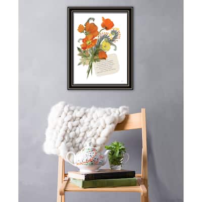 TrendyDecor4U Contemporary "See You Grow" Framed Print Wall Art
