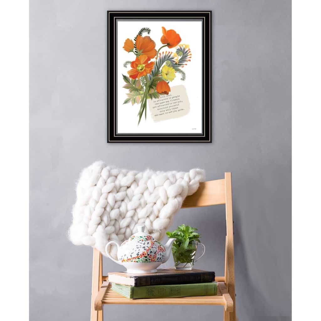 TrendyDecor4U Contemporary "See You Grow" Framed Print Wall Art