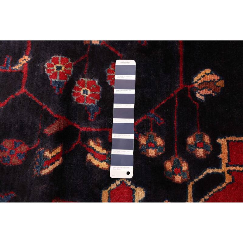 ECARPETGALLERY Hand-knotted Anadol Dark Navy Wool Rug - 6'6 x 8'6