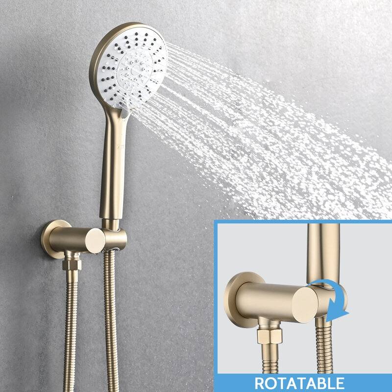 ​10 Inch High Pressure Rain Shower and 5 Spray Handheld Combo​