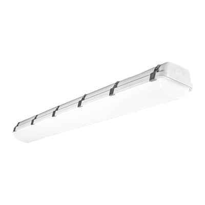 4FT Vapor Tight Light, 20/25/30W Wattage Selectable, 3CCT 3500-5000K, Dimmable, Outdoor, UL Listed - 47.2