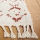 preview thumbnail 90 of 117, SAFAVIEH Berber Fringe Shag Leatha Trellis Rug
