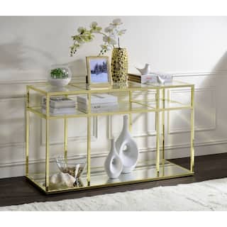 Uchenna Glass Sofa Table