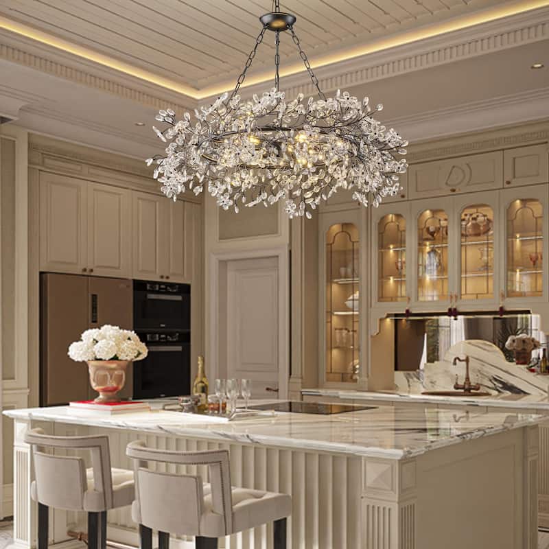 KAYLA D800/D1000/L1300 Tree Branch Chandelier Dining Pendant - Copper Color