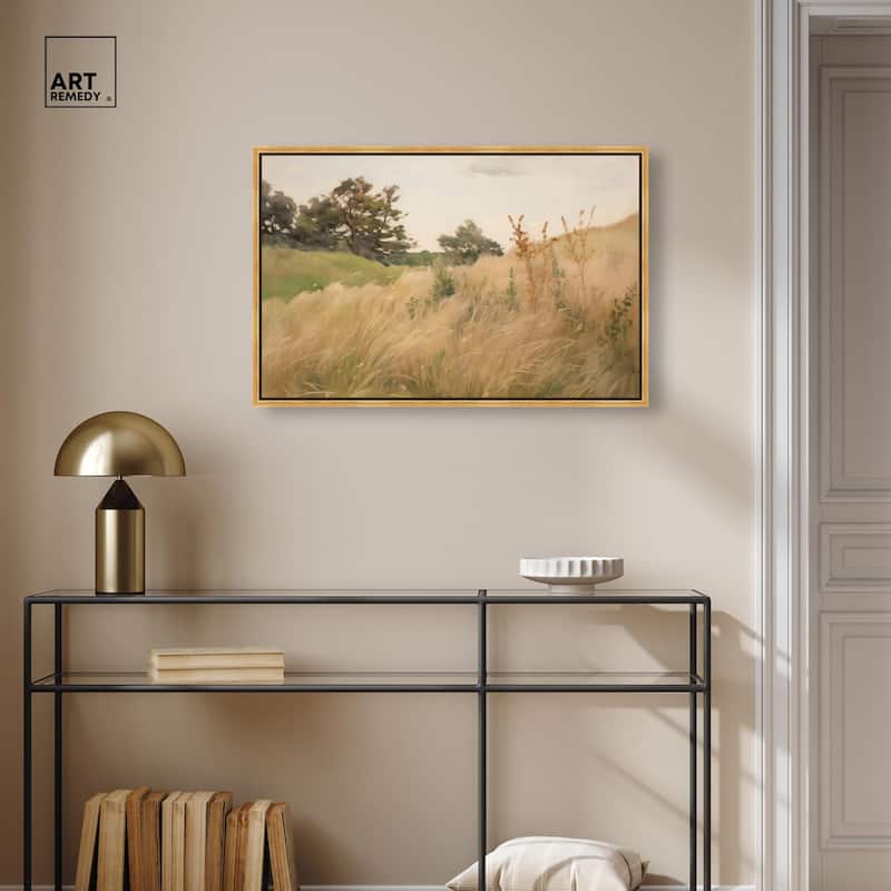 Cogon Grass Breeze I Canvas by Art Remedy